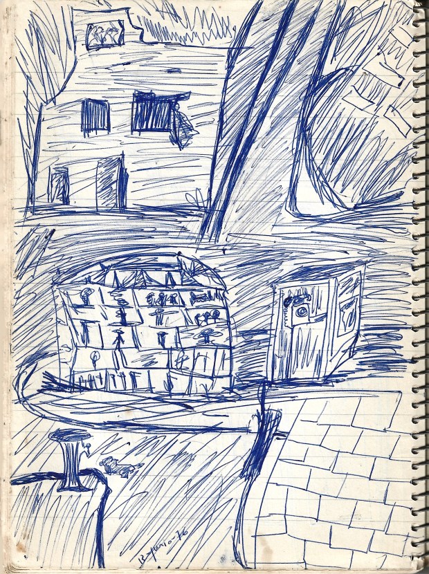 Dibujo Noëlle 1976